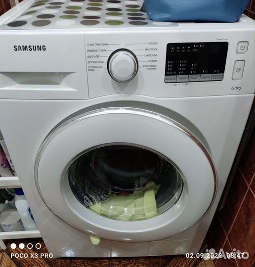 Стиральная машина samsung ww60j3090jw