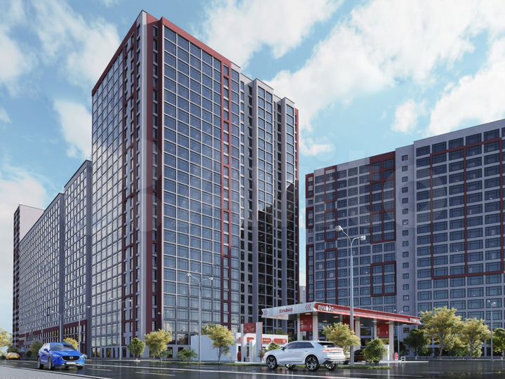 3-к. квартира, 71,1 м², 14/27 эт.