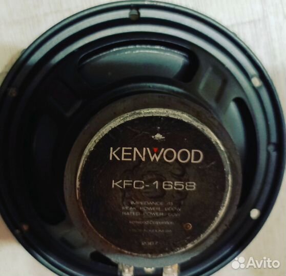 Автомобильные колонки 16 см kenwood