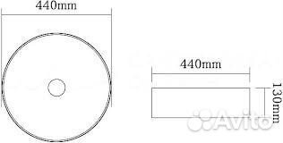 SL-7004 Раковина керамическая декоративная