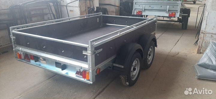 Прицеп Курганский новый двухосный (2,5х1,5)