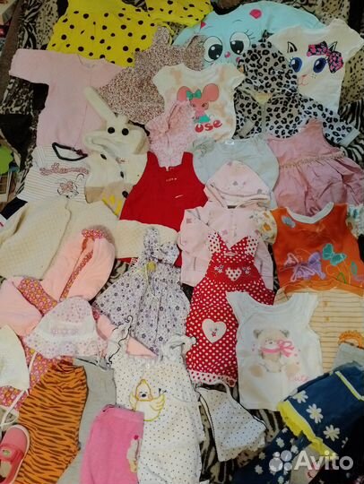 Пакет вещей на девочку от 6 месяцев до года
