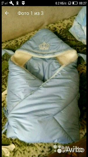 Конверт-одеяло на выписку