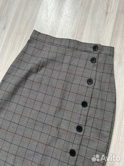 Юбка в клетку hm premium