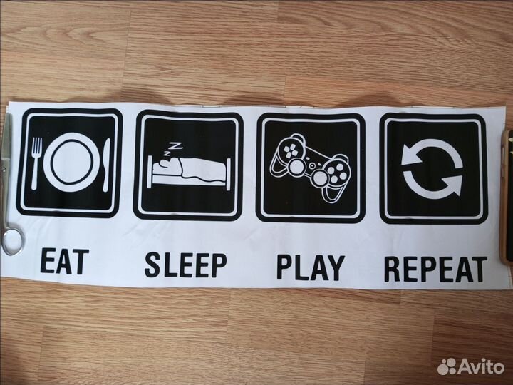 Наклейки для геймеров, р. 57*20 см