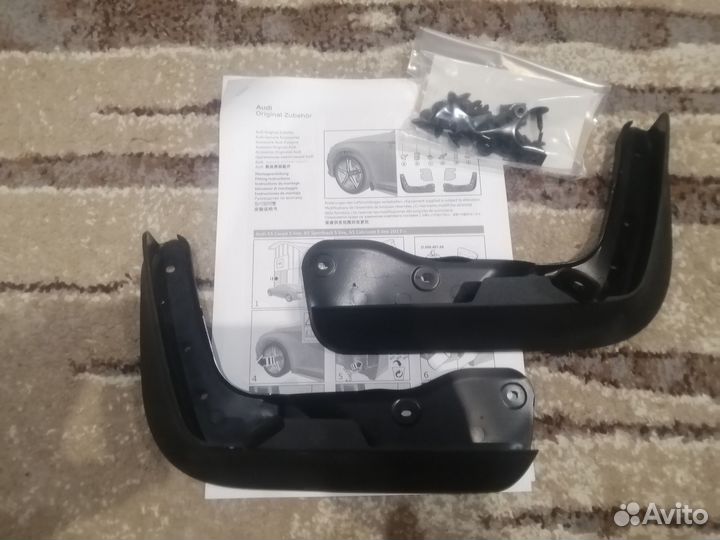 Передние брызговики Audi A5 8W/B9 2016-2022 S-line