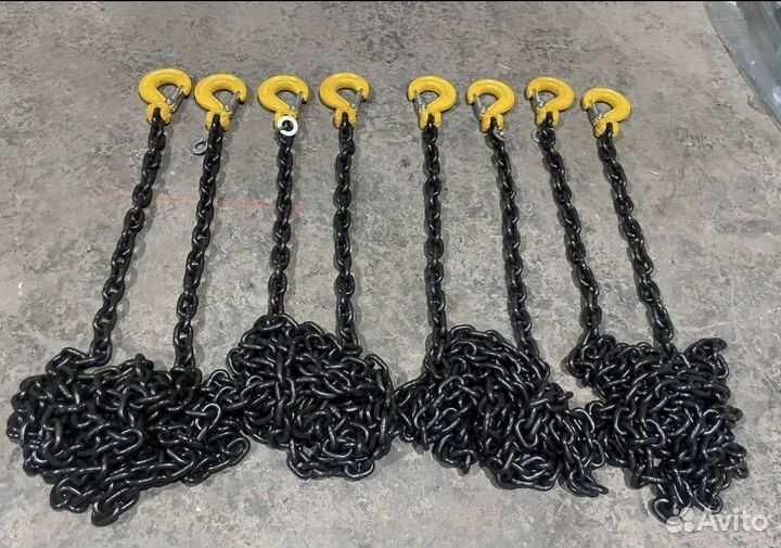 Цепь с крюками со стяжкой 5 тонн 6 метров