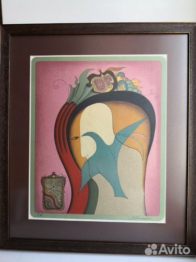 Литография Шемякина М. 