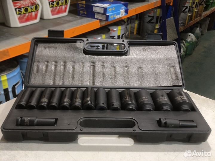 Набор головок ударных 6-ти гр. 1/2 15пр rockforce