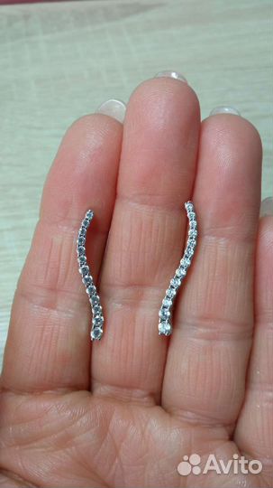 Серебряные серьги