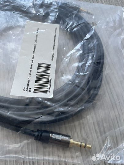 Кабель AUX KabelDirekt Pro 3м