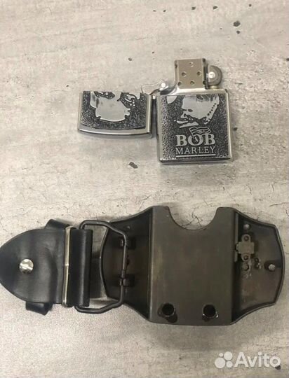 Редкая пряжка с зажигалкой Bob Marley archive
