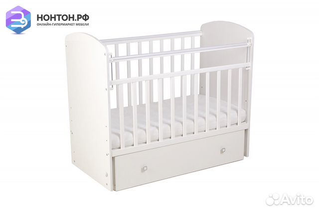 Кроватка детская Фея 750 белая