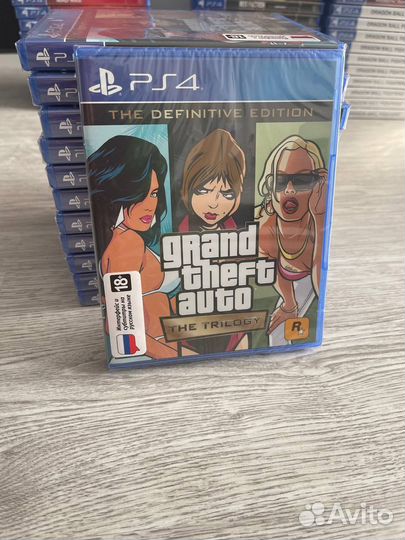 GTA The Trilogy Definitive Edition Новые PS4/xbox