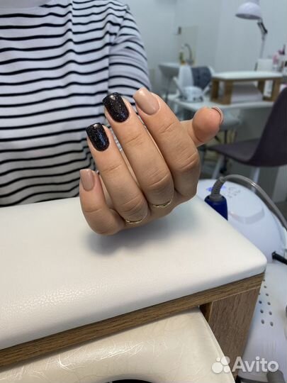 Маникюр наращивание