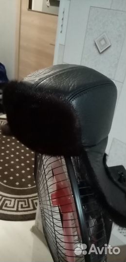 Норковая шапка мужская ушанка новая