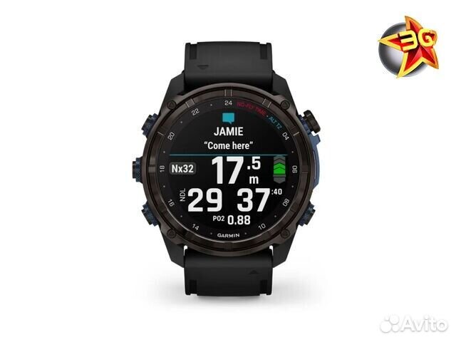 Часы Garmin Descent Mk3i 51мм Carbon Grey 010-0275