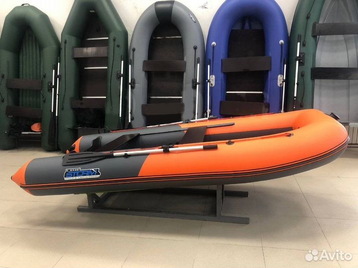 Лодка пвх Stormline Classic Air 360 графит-оранж