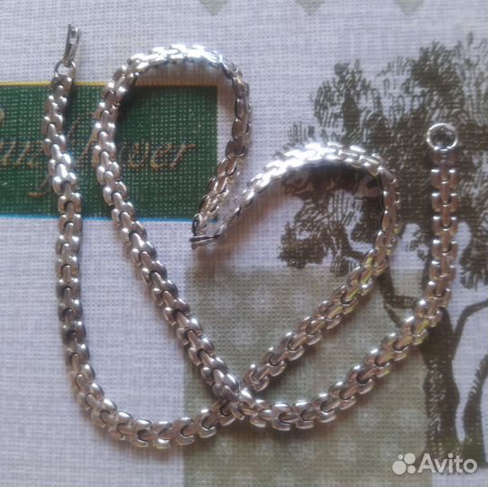 Мужская цепочка серебро 925