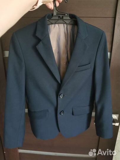 Пиджак школьный темно-синий 134