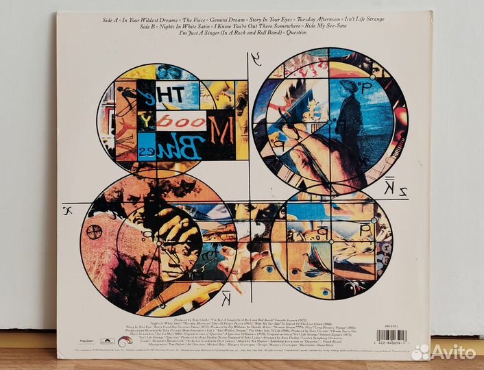 The Moody Blues – Greatest Hits (винил, LP), 1989