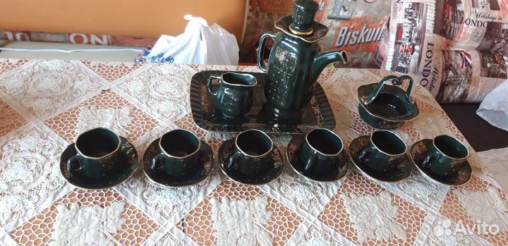 Фарфоровый новый сервиз