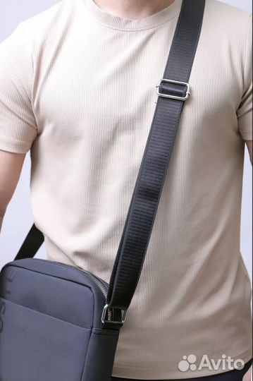 Новая мужская сумка через плечо lacoste