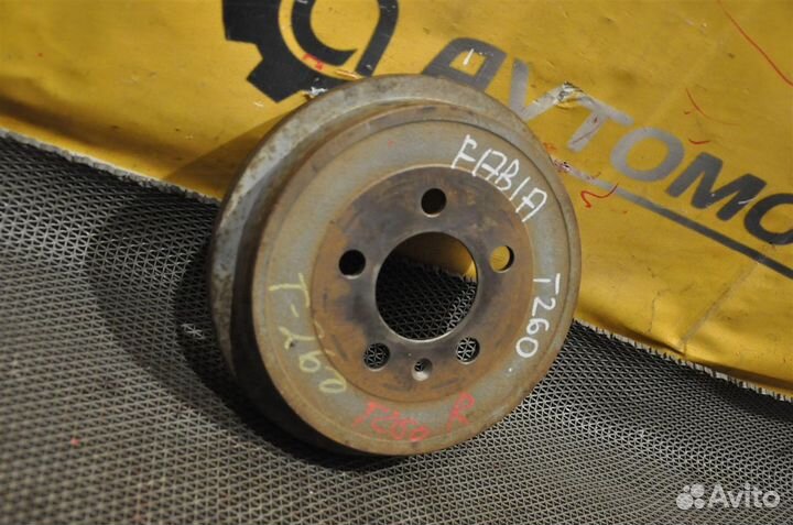 Барабан тормозной skoda fabia 5J2