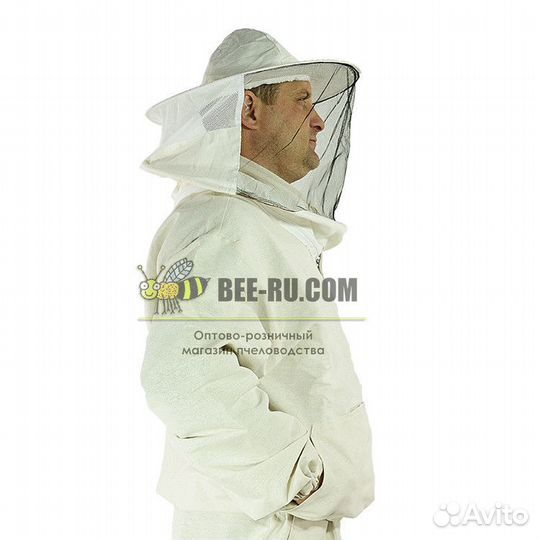 Куртка пчеловода эконом плюс (куртка на молнии с о