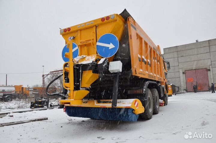 Пескоразбрасывающее оборудование на самосвал