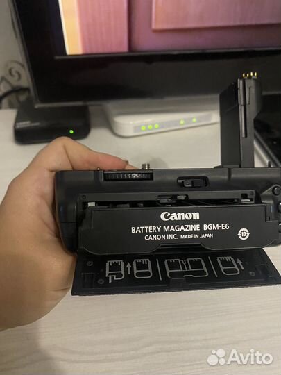 Съемный батарейный блок на canon кэнон