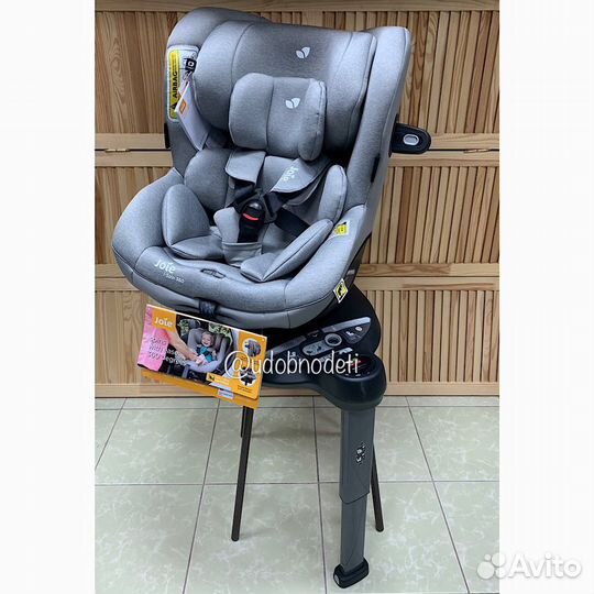 Joie I-spin360 поворотное, adac, gray flannel