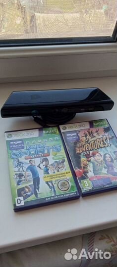 Xbox 360 kinect с дисками