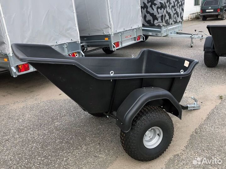 Рессорный самосвальный прицеп для квадроцикла