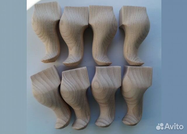 Мебельные ножки деревянные Кабриоль купить в Санкт-Петербурге | Товары ...