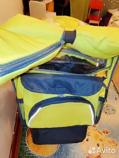 Санки коляска на колесах