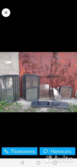 Стёкла сплошные.2шт. Газель-автобус. 322132