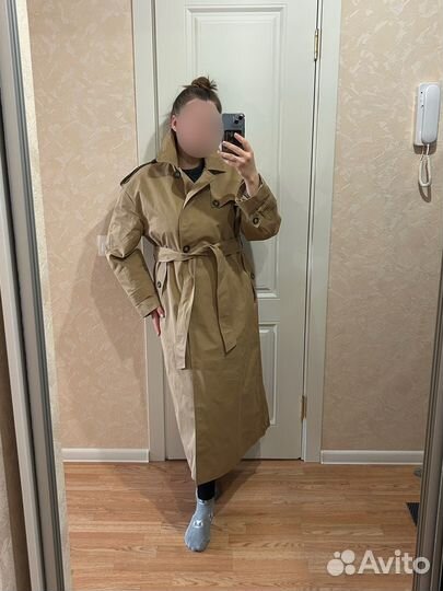 Тренч женский оверсайз 44