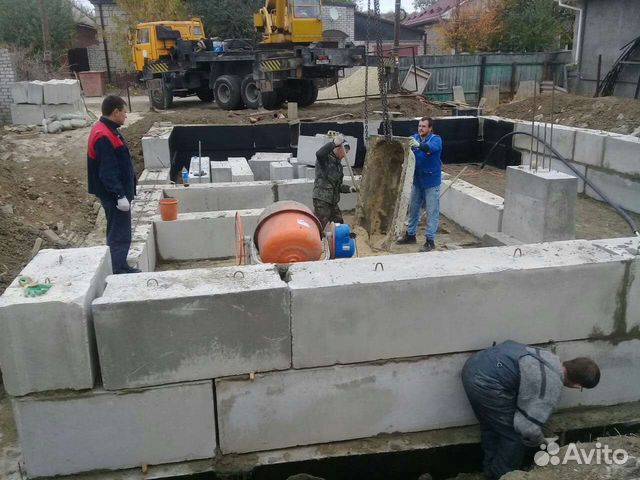 Монтаж блоков фбс фундамент земляные бетонные сваи