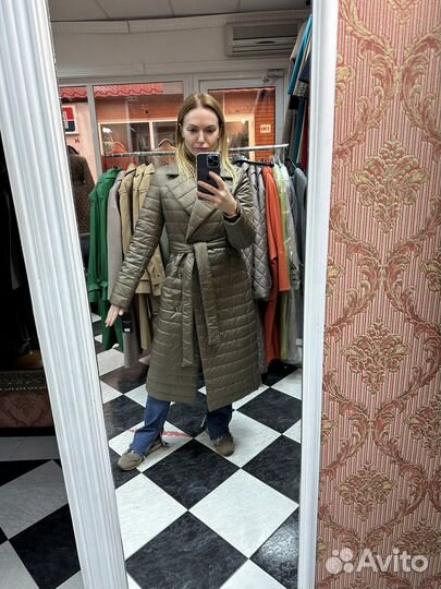 Плащ женский стеганный