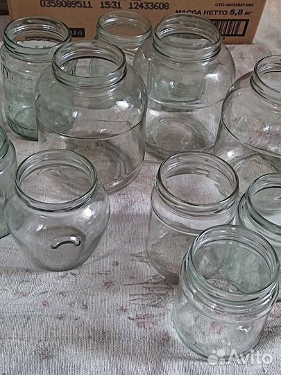 Банки стеклянные