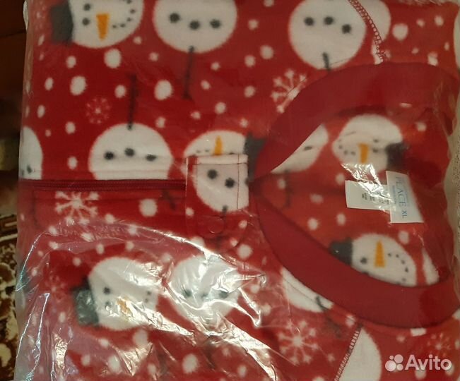 Флисовый комбинезон мужской для сна