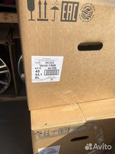 Колеса Р15 4/100 venti Solaris Rio