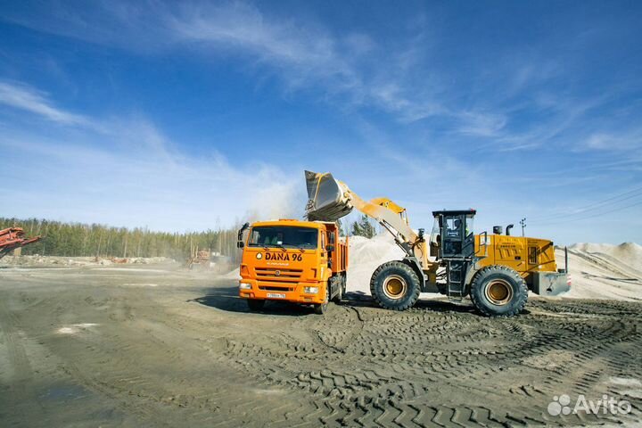 Отсев, песок, щебень