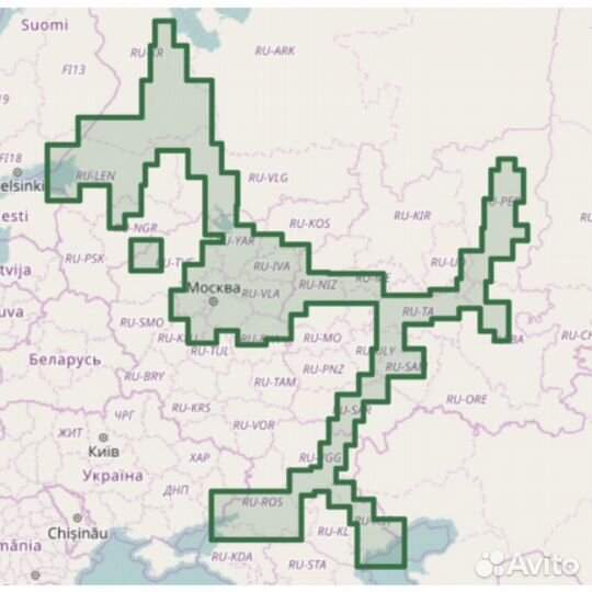 Карта глубин navionics 52XG gold