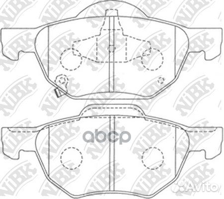 Колодки тормозные дисковые honda accord 2.4 200