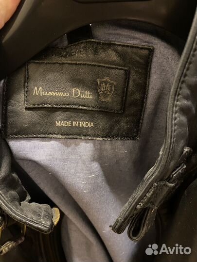 Кожаная куртка Massimo Dutti