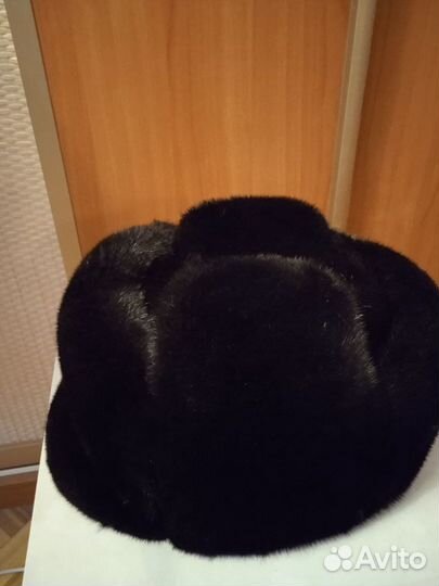 Норковая шапка формовка мужская новая