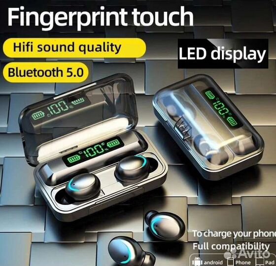 Новые беспроводные наушники twsf9-5.1