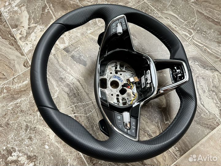 Руль skoda VRS 2022 MQB подогоев лепестки